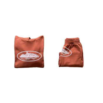 BROWN SWEATSHIRT SHORTS