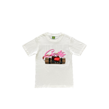 PINK AND WHITE T-SHIRT