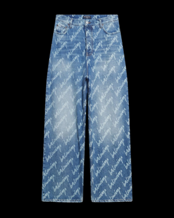 Jeans Azzurri - con scritte svasate