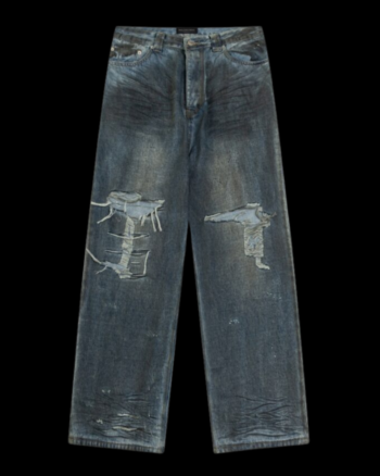 Jeans grigio - oversize uomo