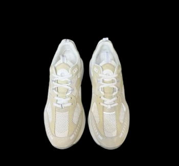 Vintage Check Low-Top Sneaker Beige