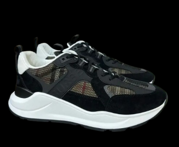 Vintage Check Low-Top Sneaker Full Black