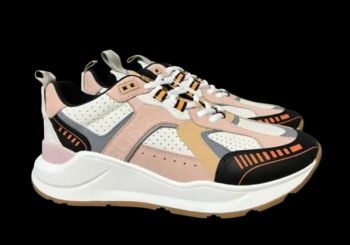 Vintage Check Low-Top Sneaker Pink