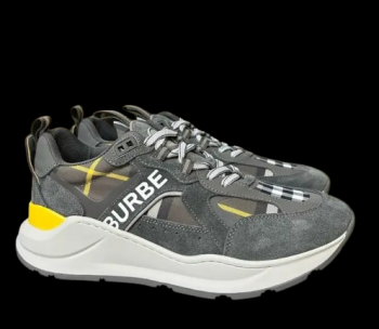 Vintage Check Low-Top Sneaker Dark Grey