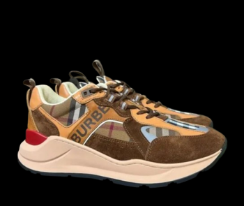 Vintage Check Low-Top Sneaker Brown